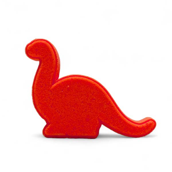 Dino Brontosaurus Bath Bomb - Red/Orange
