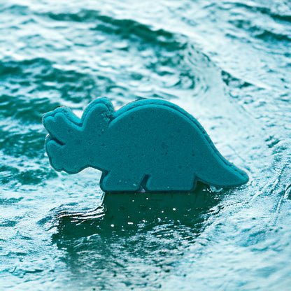 4 oz Dino Triceratops Bath Bomb - Teal