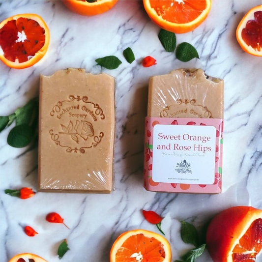 Photo of handmade bar soap.