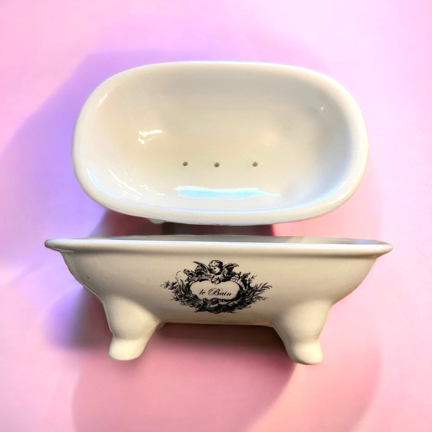 Ceramic Soap Dish by Enchanted Gardens Soapery